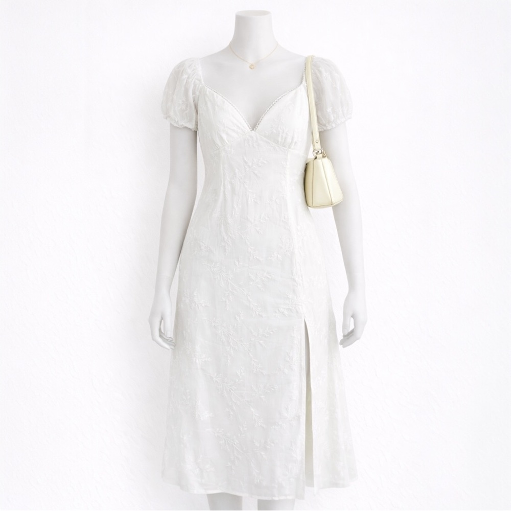 NWOT Francesca's Sundress with Sweetheart Neckline - Picture 4 of 12